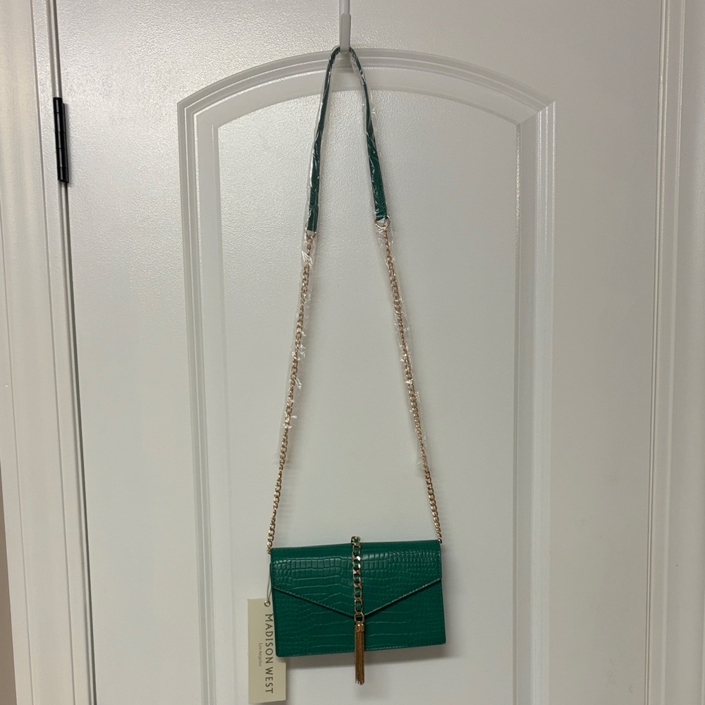Madison West Emerald Green purse - Picture 2 of 6